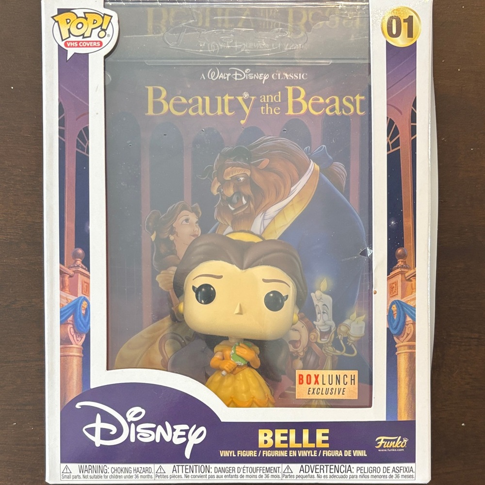 NIB Sealed Funko Disney Belle in Orange Dress Vinyl Figure